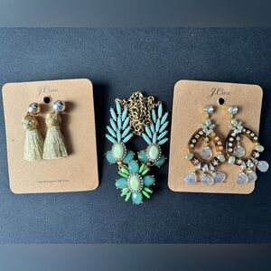 Set 2 NWT JCrew earrings and necklace
